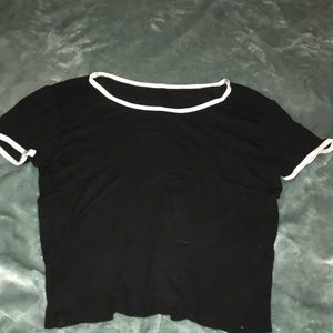 small black t shirt